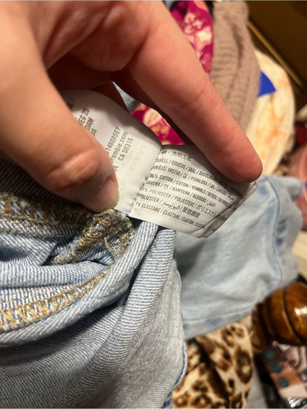 Abercrombie & Fitch | Light Wash Cropped Denim Button Up Jacket - Sz Small - Picture 7 of 8